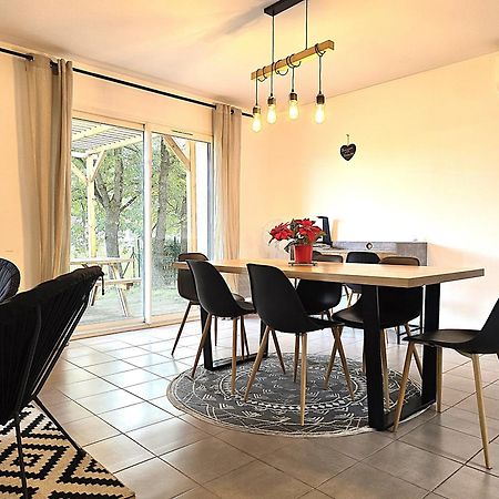 Le Clos Andree - Charmante Maison 8 Personnes - 5 Lits - Climatisation Reversible - Parking 3 Vehicules - Garage - Zone Nord Montauban - Terrasse Et Jardin מראה חיצוני תמונה
