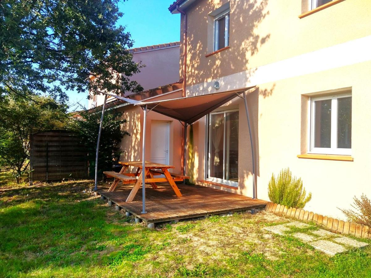 Le Clos Andree - Charmante Maison 8 Personnes - 5 Lits - Climatisation Reversible - Parking 3 Vehicules - Garage - Zone Nord Montauban - Terrasse Et Jardin מראה חיצוני תמונה