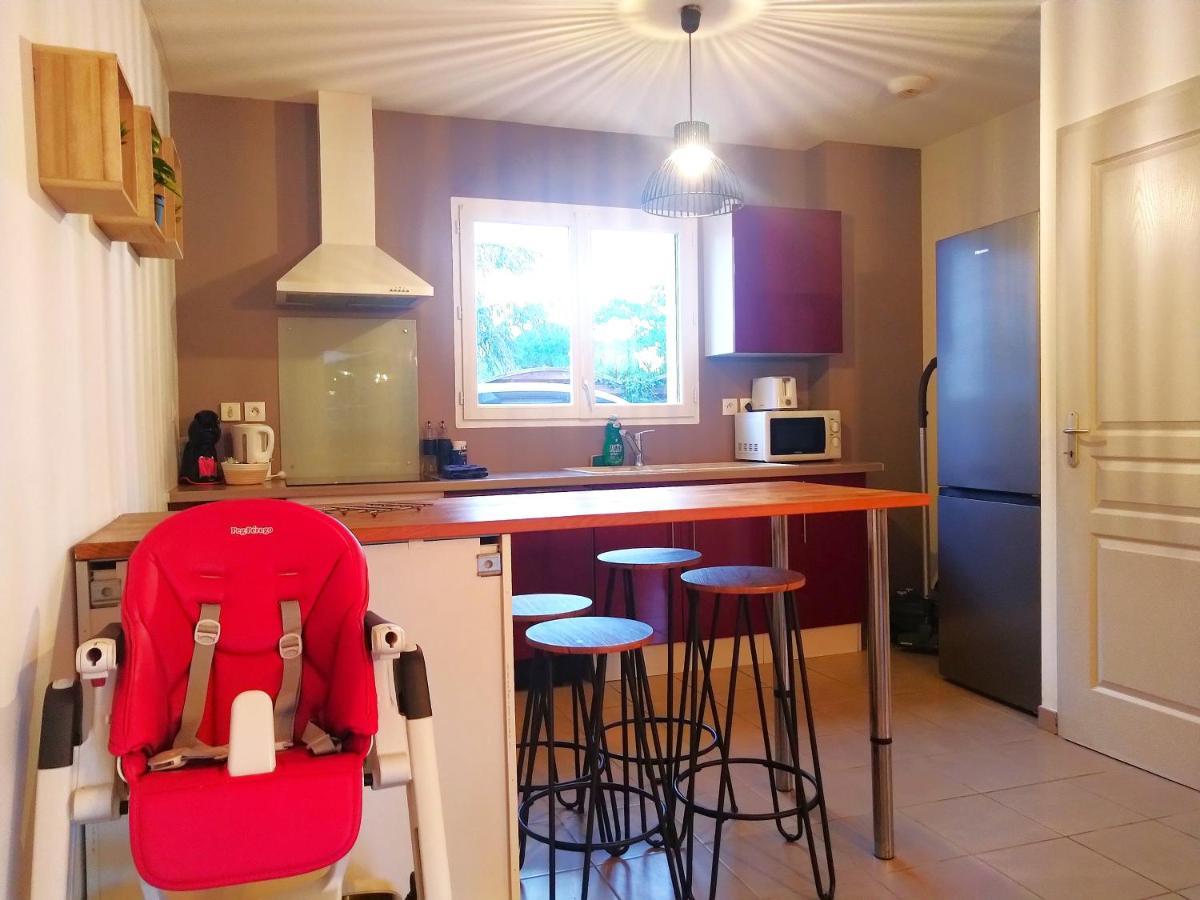 Le Clos Andree - Charmante Maison 8 Personnes - 5 Lits - Climatisation Reversible - Parking 3 Vehicules - Garage - Zone Nord Montauban - Terrasse Et Jardin מראה חיצוני תמונה