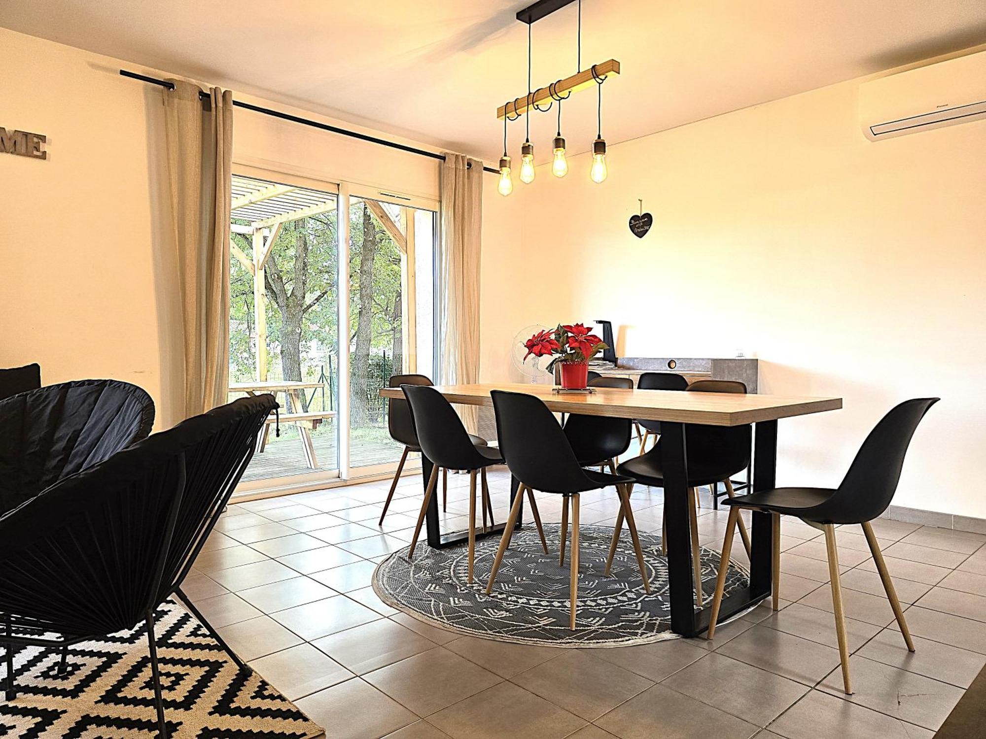 Le Clos Andree - Charmante Maison 8 Personnes - 5 Lits - Climatisation Reversible - Parking 3 Vehicules - Garage - Zone Nord Montauban - Terrasse Et Jardin מראה חיצוני תמונה