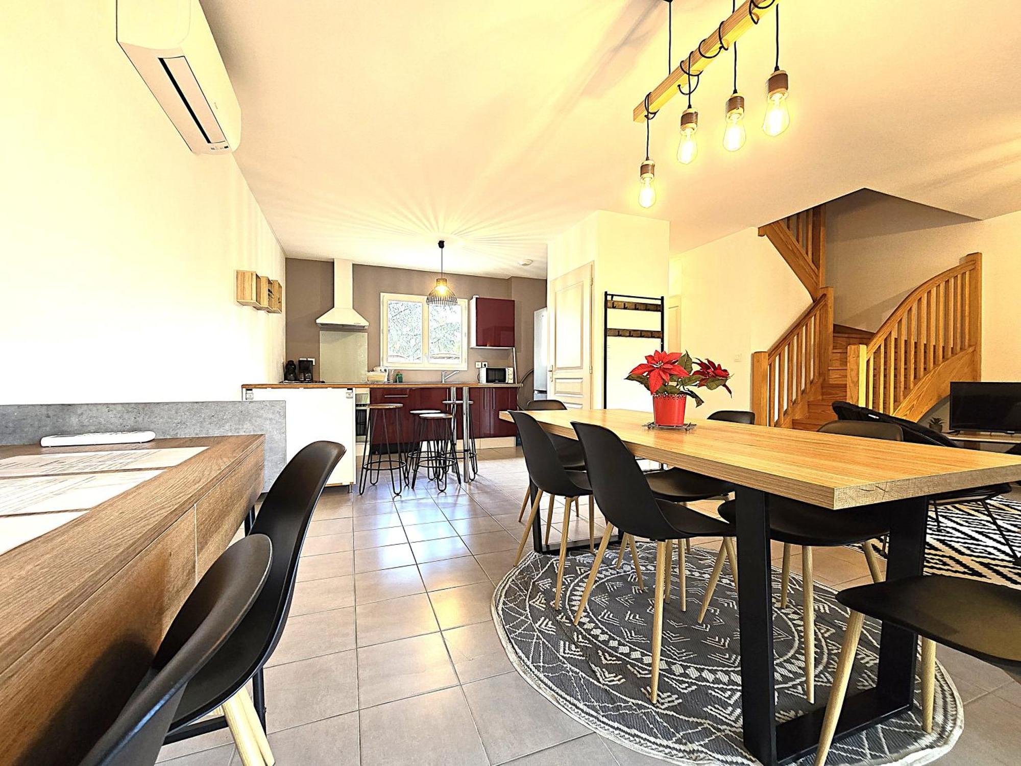 Le Clos Andree - Charmante Maison 8 Personnes - 5 Lits - Climatisation Reversible - Parking 3 Vehicules - Garage - Zone Nord Montauban - Terrasse Et Jardin מראה חיצוני תמונה